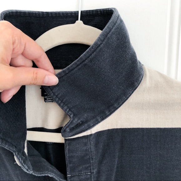 G.H. Bass & Co Striped LS Polo Shirt - Picture 3 of 6